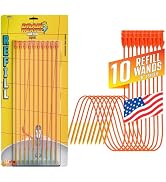 FlexiSnake Drain Weasel Refill for Sink Snake Hair Clog Remover, 10 Pack | Pipe, Bathroom, Bathtu...