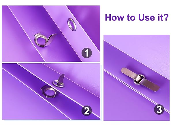 3 prong pockets with folders