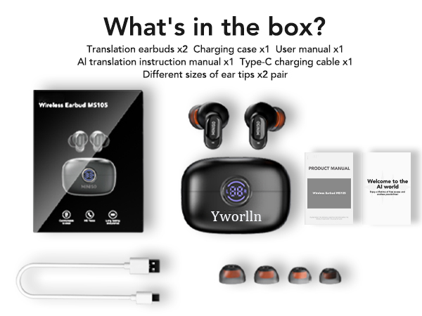 low profile language translator headphones