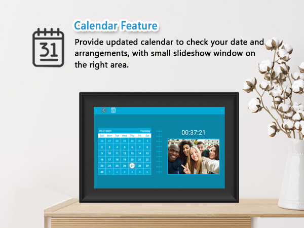 FRAMEO 10.1 Inch Smart WiFi Digital Photo Frame