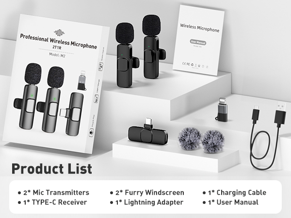 wireless lavalier microphone for iphone