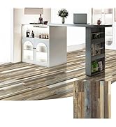 LONGKING 30-Pack 12×12in Vinyl Flooring Tiles - Effortless Peel and Stick Floor Tiles for Kitchen...