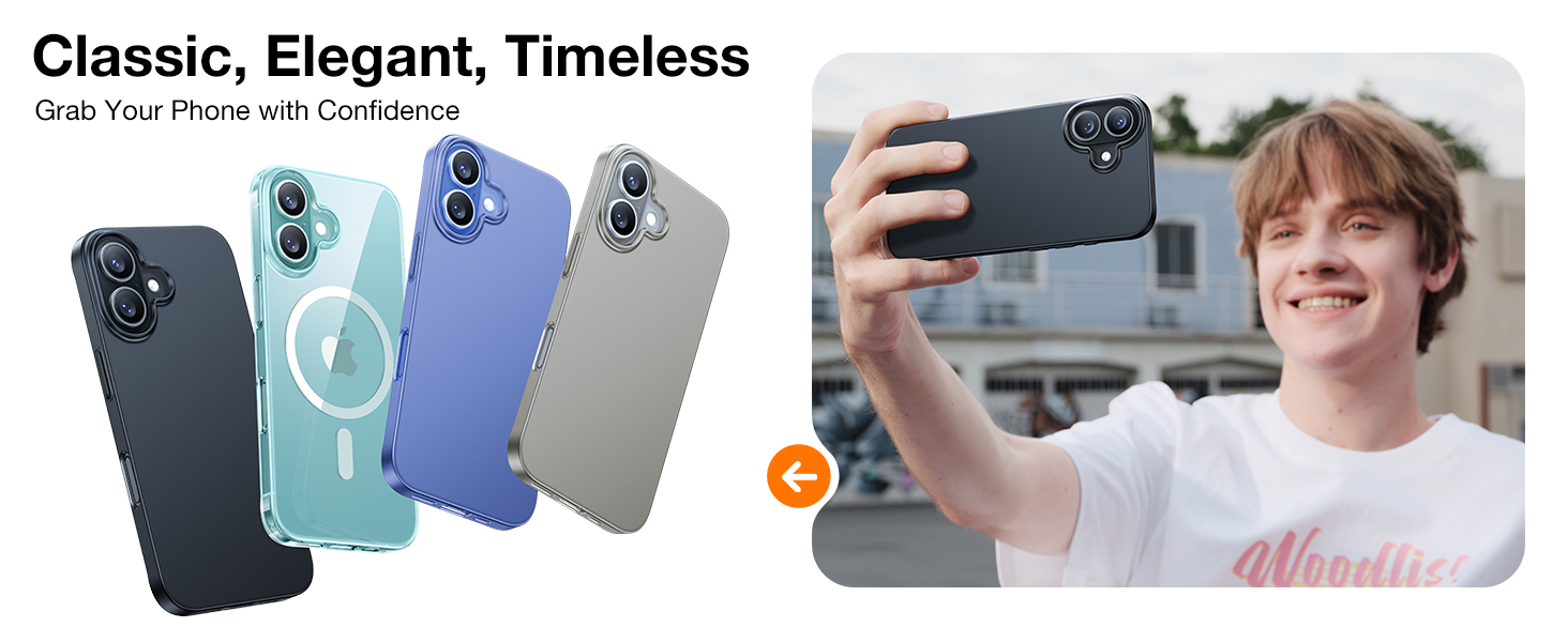 slim fit thin iphone 16 magnetic phone case magnets