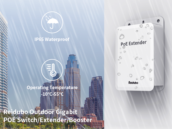 outdoor gigabit poe extender waterproof