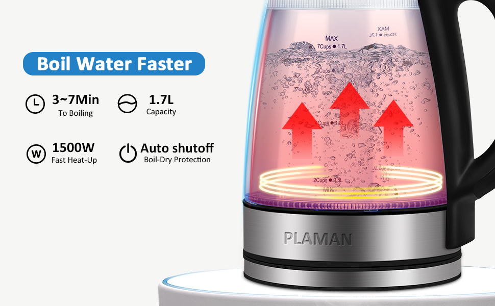 electric tea kettle temperature control