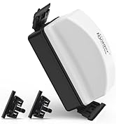 hygger Magnetic Aquarium Glass Cleaner, Dual-Blades Algae Fish Tank Glass Cleaner Brush with 4 De...