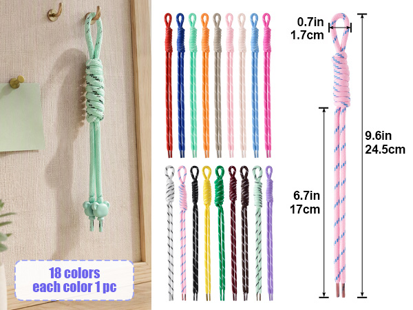 Hzopcw Paracord Rope Keychain