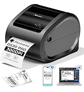 Phomemo Ethernet Thermal Label Printer 4x6, Bluetooth Shipping Label Printer for Small Business, ...