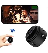 senri Mini Security Camera, 1080P HD WiFi Home Indoor Outdoor Camera for Baby/Pet/Nanny, IP Camer...