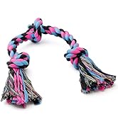 SHARLOVY Puppy Teething Toys, Dog Toys for Small Dogs, Cotton Interactive Tug of War Dog Rope Toy...