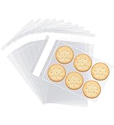 200 Pcs Clear Self Sealing OPP Cello Bags- 4x6, 1.4 Mil Thick, Strong Adhesive, Food Grade, Baked...