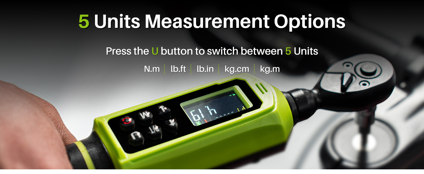 5 Units of the Digital Torque Wrench