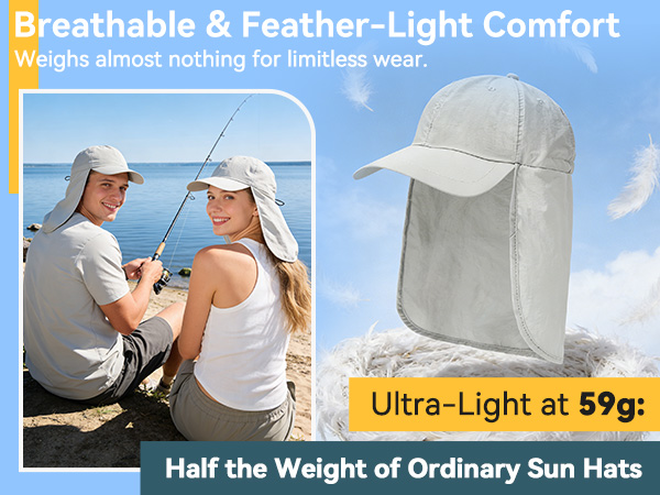 sun hats for men women baseball cap blue safari hat for mens sun hat with neck flap