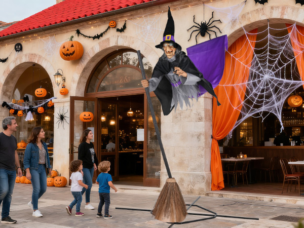 Flying Witch on Broom
