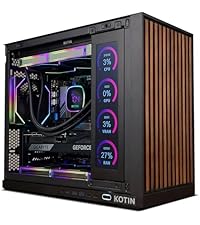 KOTIN Prebuilt Gaming PC Desktop, AMD Ryzen 5 9600X up to 5.4GHz, GeForce RTX 5060 8GB GDDR7, 16GB D...
