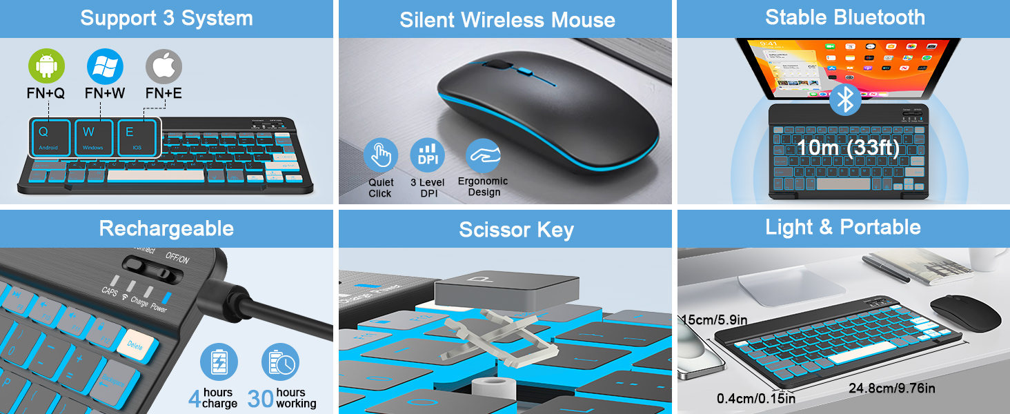 wireless keyboard and mouse