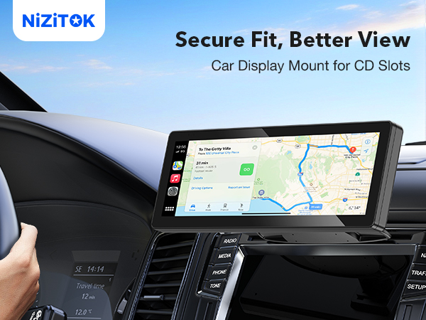 CD Slot Mount for Carplay Screen