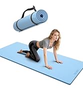 ONLYHE Yoga Mat Thick(8mm)Exercise Mat Non Slip Anti-tear,Pilates Mat for Men and Women,Workout M...