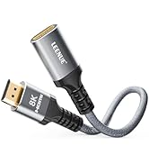 LEENUE 8K Short HDMI Extension Cable, HDMI 2.1 Extender Support 8K@60Hz, Male to Female Adapter f...