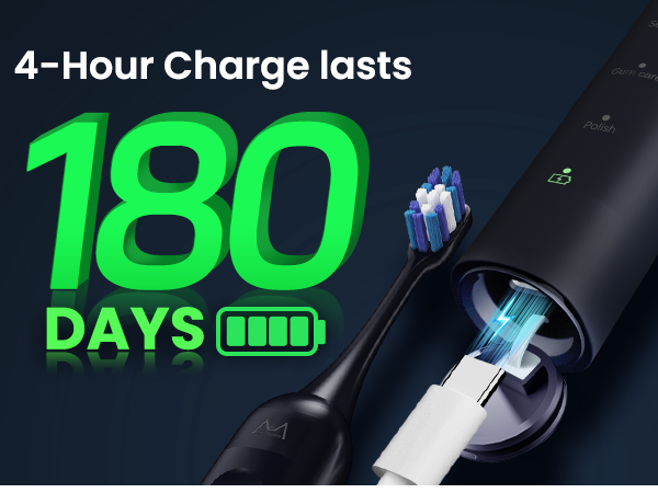 180 day long battery life