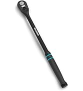 DURATECH Extra Long Handle 3/8-Inch Drive Ratchet, 90-Tooth Ratchet Wrench | Socket Wrench with 1...