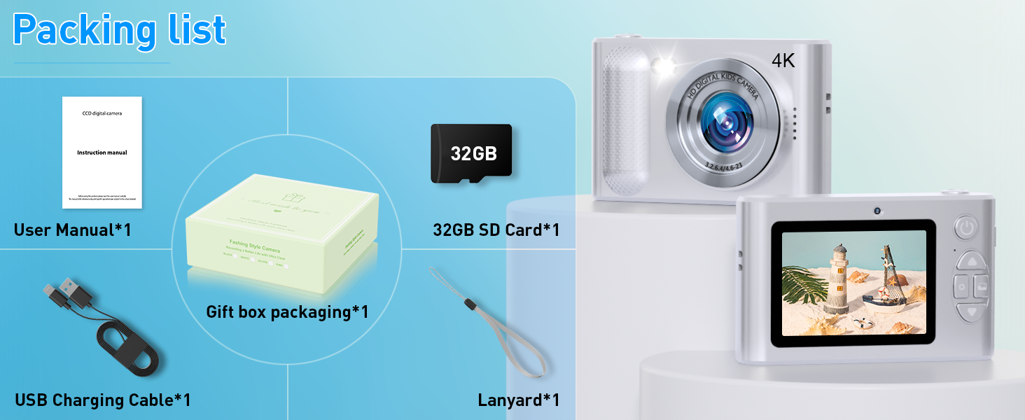 digital party camera, digital camera for teens, small digital camera, children digital camera