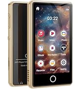 MP3 Player with Bluetooth, 80GB Digital Music Player Portable MP3 &amp; MP4 Players with Speaker, FM ...