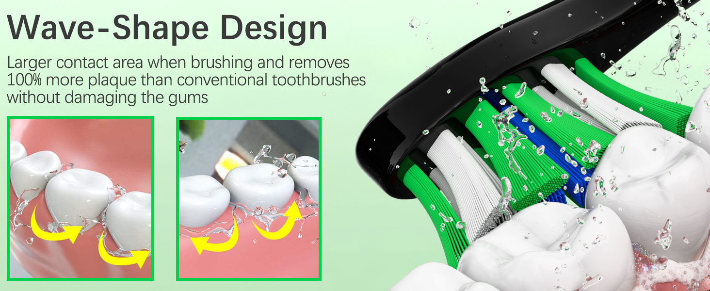 Toothbrush Heads Compatible with AquaSonic Toothbrushes