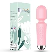 jtffer Personal Portable Cordless Massage Wand - Handheld Vibration Massager with Multiple Speeds...