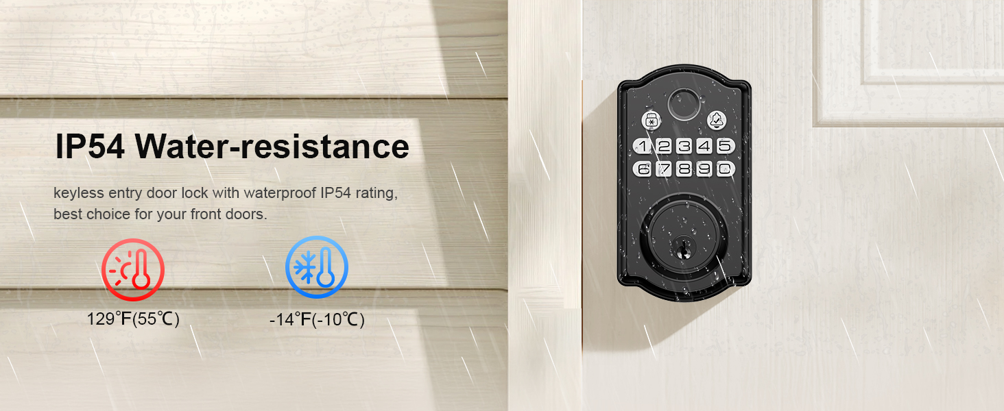 IP54 Water-resistance