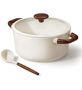 CAROTE 5QT Nonstick Stock Pot with Lid, 5 Quart Casserole with Ladle, Even Heating Stockpot, Fits...