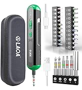 LAOA 4V Electrical Screwdriver Rechargeable Cordless Electric Screwdriver Kit,USB Rechargeable Co...