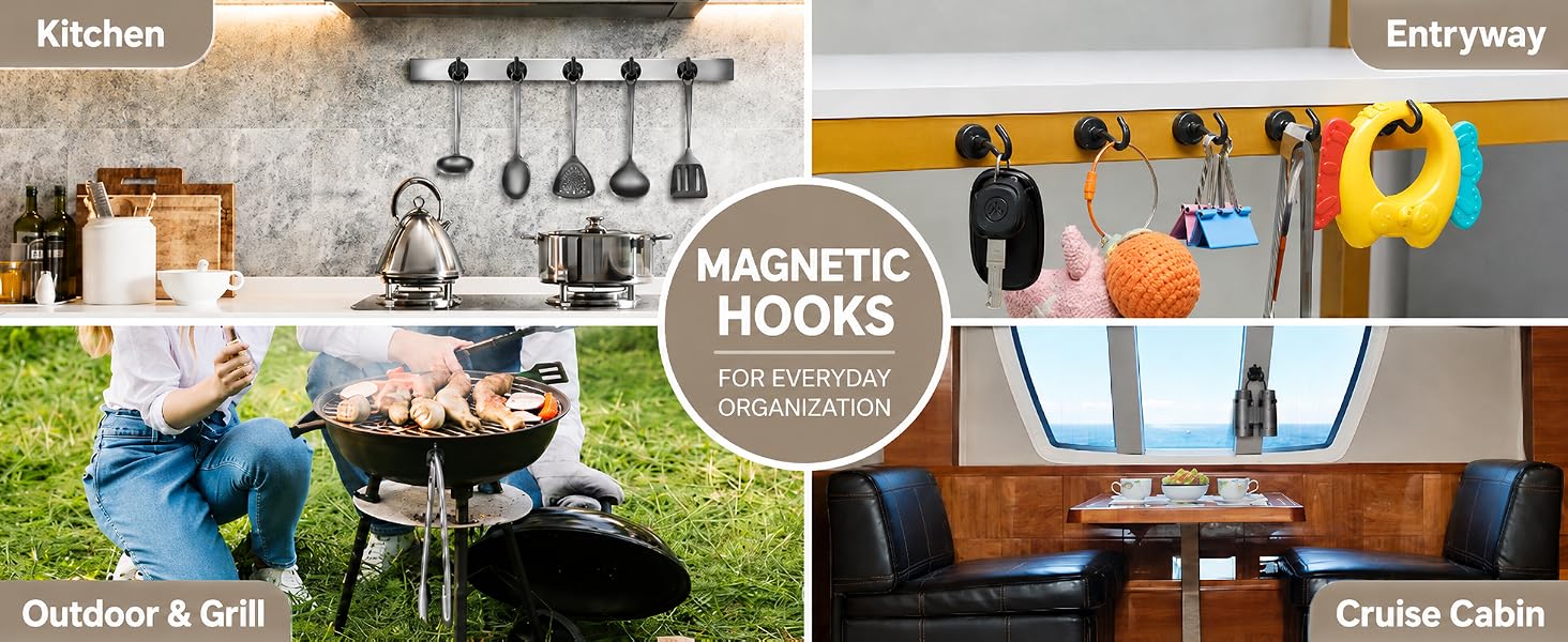Neosmuk Black Magnetic Hooks
