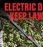 MZK 13-inch 12-Amp 2-in-1 Electric Dethatcher and Scarifier w/Removeable 8-Gallon Collection Bag,...