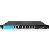 keepLiNK 24 Port Gigabit PoE Switch Unmanaged, with 24 PoE+ Port &amp; 2 SFP Slots, 300W Built-in Pow...