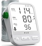 Blood Pressure Monitor for Home Use: AILE Blood Pressure Machine with Large LCD Backlit Screen - ...