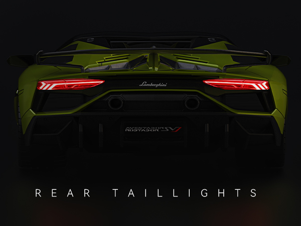 Lamborghini with lights