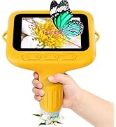 SKYBASIC Digital Microscope for Kids, 3" Screen 1000X Handheld Microscope HD Pocket Portable Micr...