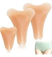 Ideal Swan 4 Pack Camel Toe Concealer for Women, Anti Camel Toe Insert Cover Silicone Insert, Reu...