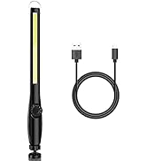 LED Work Light, XTAUTO 2200mAh Rechargeable 600LM Dimmable COB Work Light, Portable Worklight Tro...