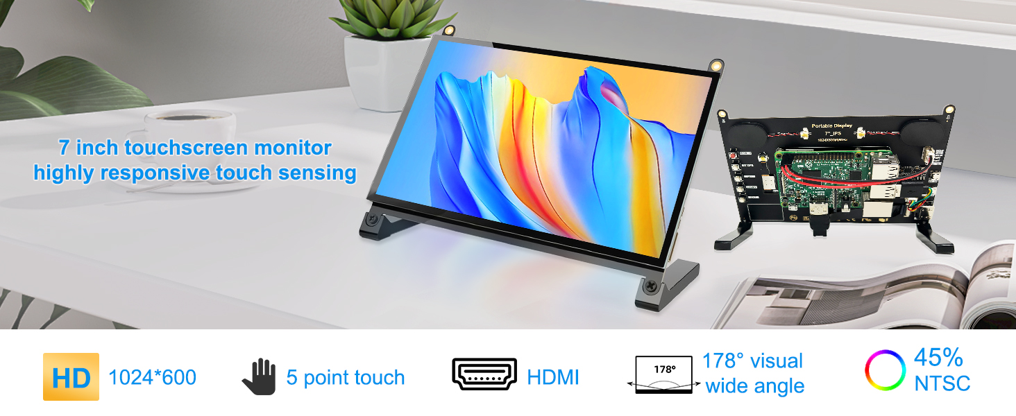 7 inch touchscreen monitor