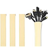 [4 Pack] JOTO Cable Management Sleeve, 19-20 Inch Cord Organizer System with Zipper for TV Comput...
