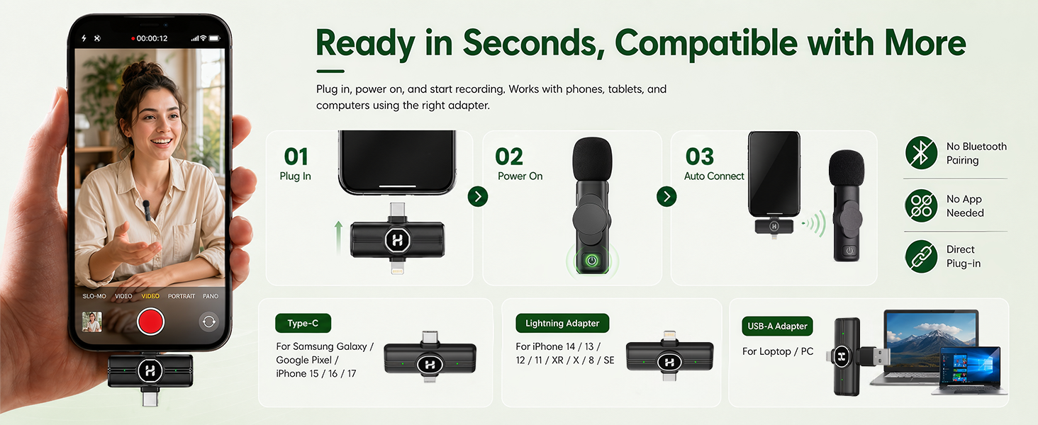 wireless microphone for iphone