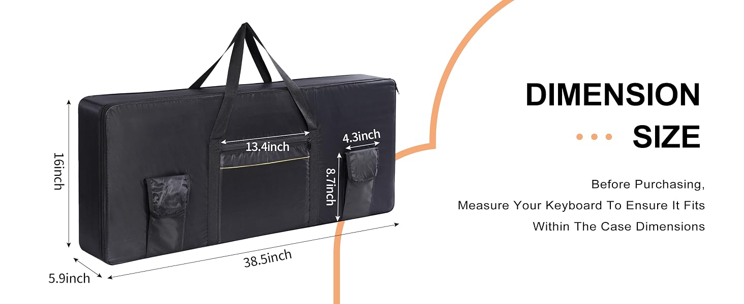 61 keyboard bag