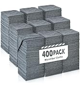 TEAWOO Microfiber Cleaning Cloths Bulk Pack-400 Pack, Microfiber Towels Bulk, Towels for Cars, Cl...