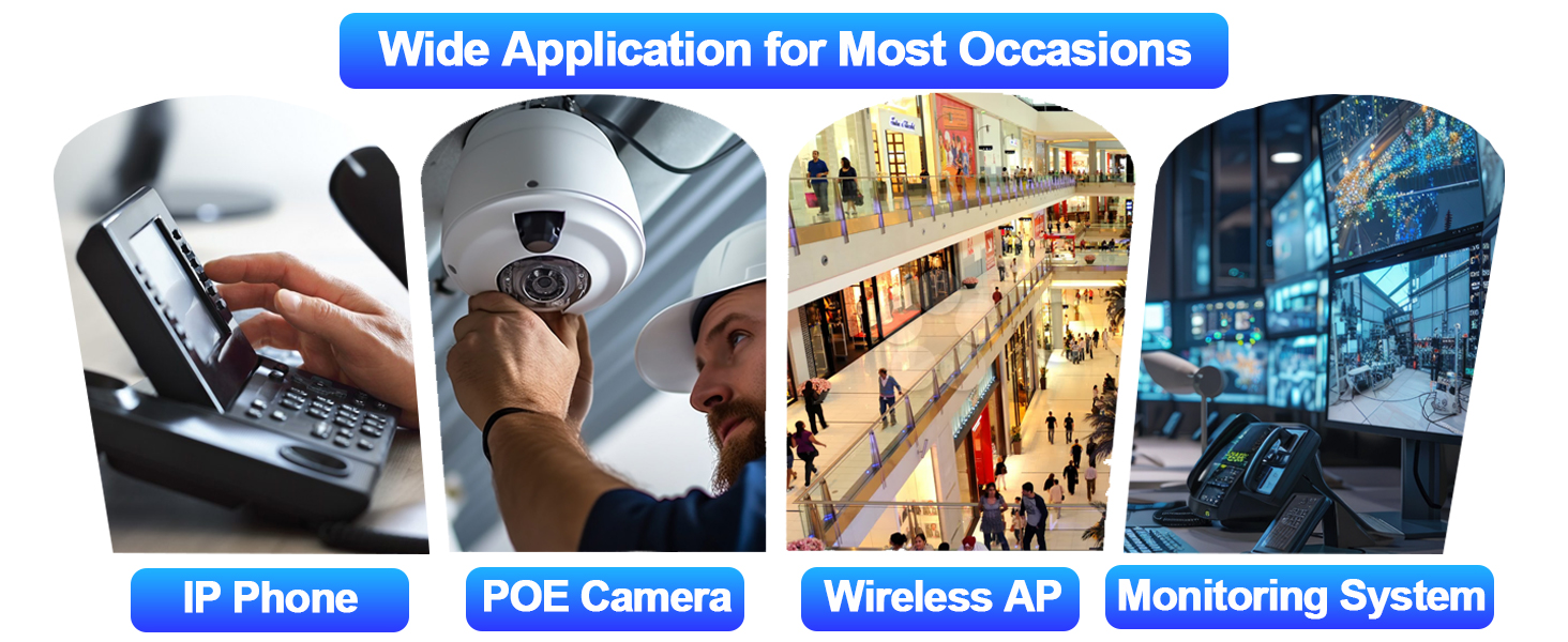 PoE Switch 1 in 3 Out