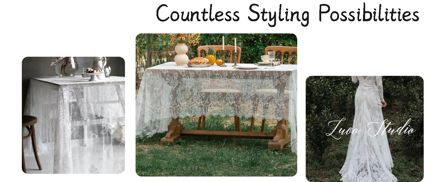 White Lace tablecloth