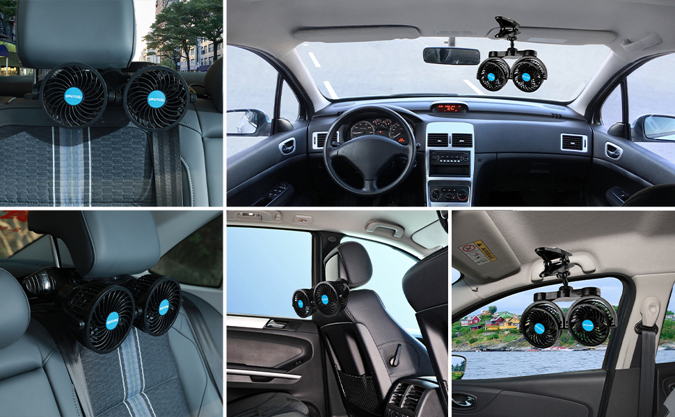 car cooling fan clip fan