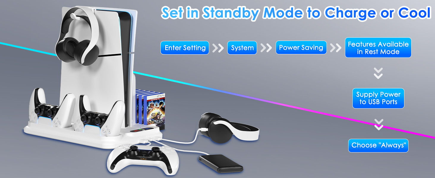 PS5 Controller Charger