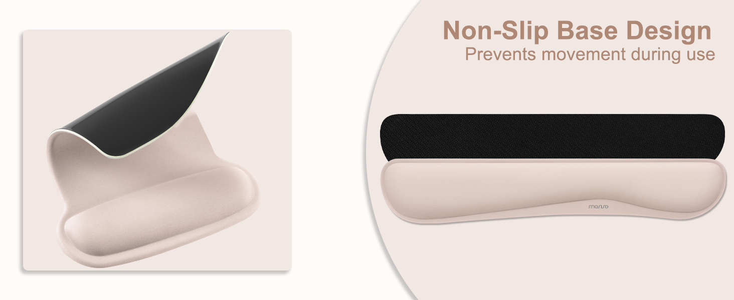 Ergonomic Memory Foam Wrist Rest for Laptop, Computer